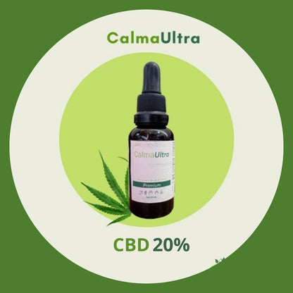 CalmaUltra 20% CBD (6000 mg) Gotero de 30 ml